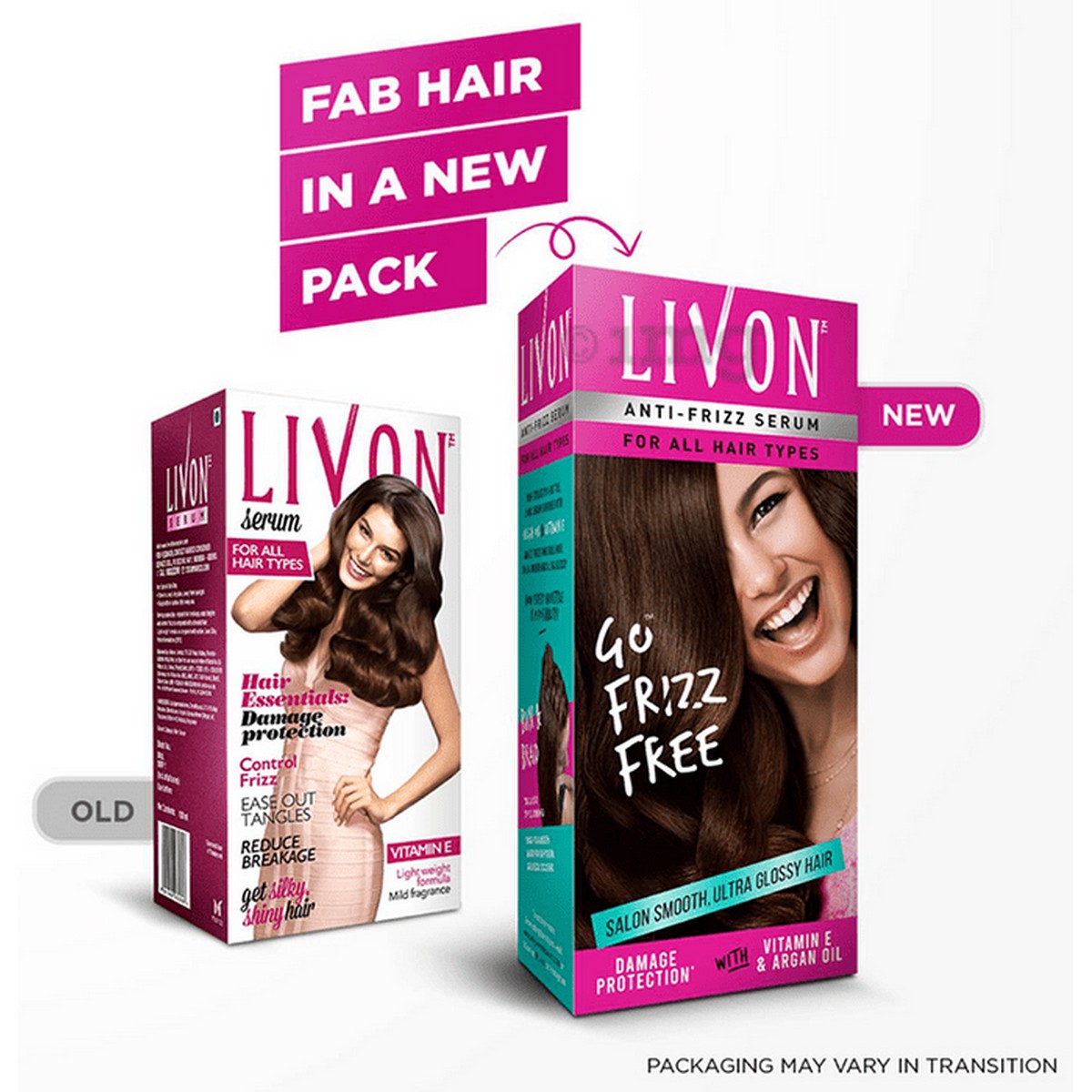 Livon Anti-Frizz Serum for All Hair Types (50 ml) - RichesM Healthcare