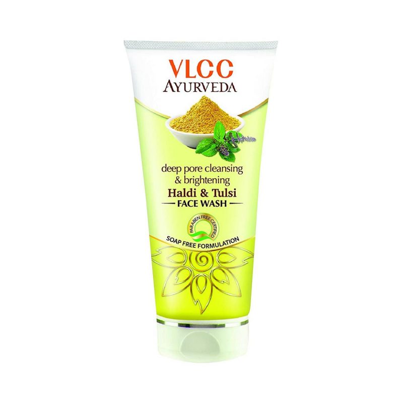 VLCC Ayurveda Deep Pore Cleansing and Brightening Haldi and Tulsi Facewash
