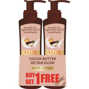 VLCC Cocoa Butter De Tan Glow Body Lotion 400ml Buy 1 Get 1 Free