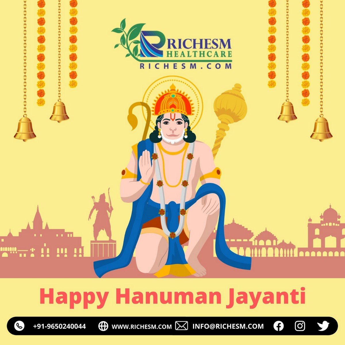 Wishing You All A Happy Hanuman Jayanti 2