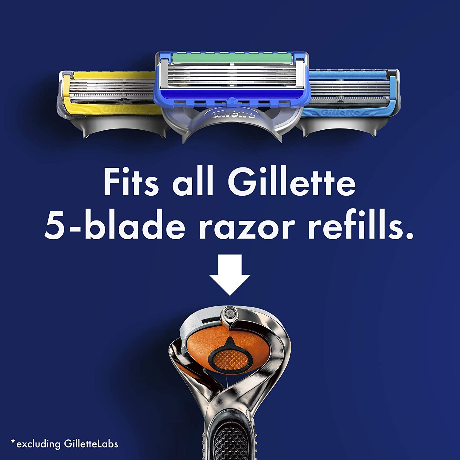 Gillette Fusion 5 Pro Glide Men's Razor with 2 Razor Blade Refills -  RichesM Healthcare