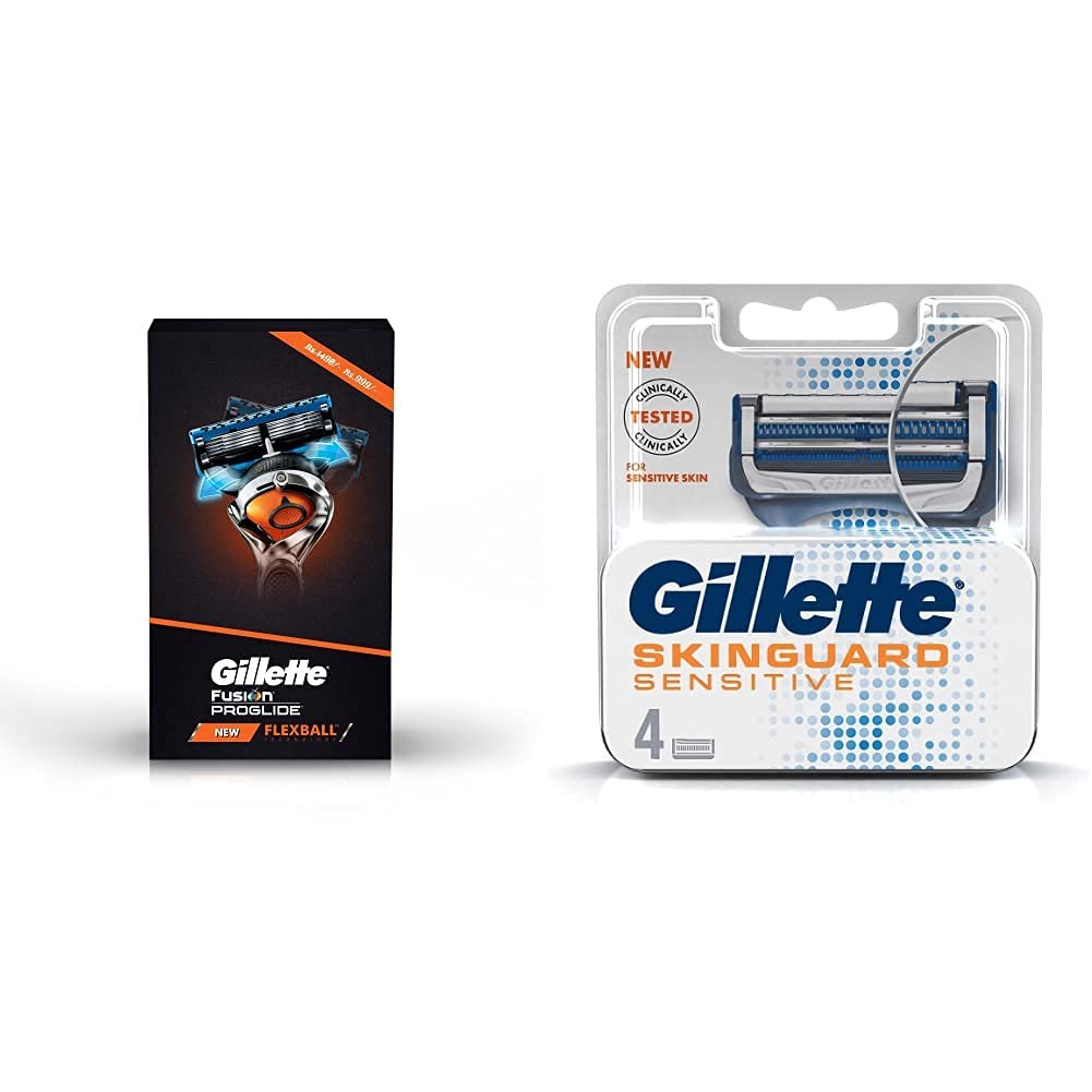 Buy Gillette Labs With Exfoliating Bar Razor + 4 Replacement Blades Set ·  India