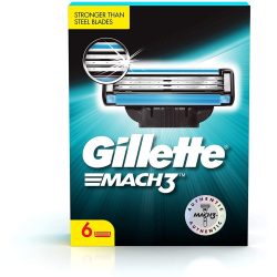 Gillette Mach 3 Shaving Blades 6 Cartridges 3