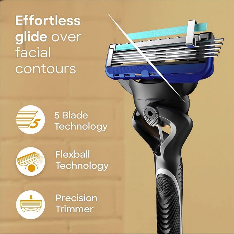 Gillette Proglide Mens Grooming Razor with Flexball Technology 7