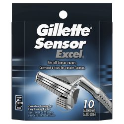 Gillette Sensor Excel Refill Blade Cartridges 2