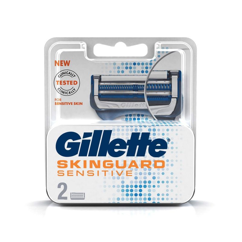 Gillette Skinguard Manual Shaving Razor Blades 2 cartridges 3