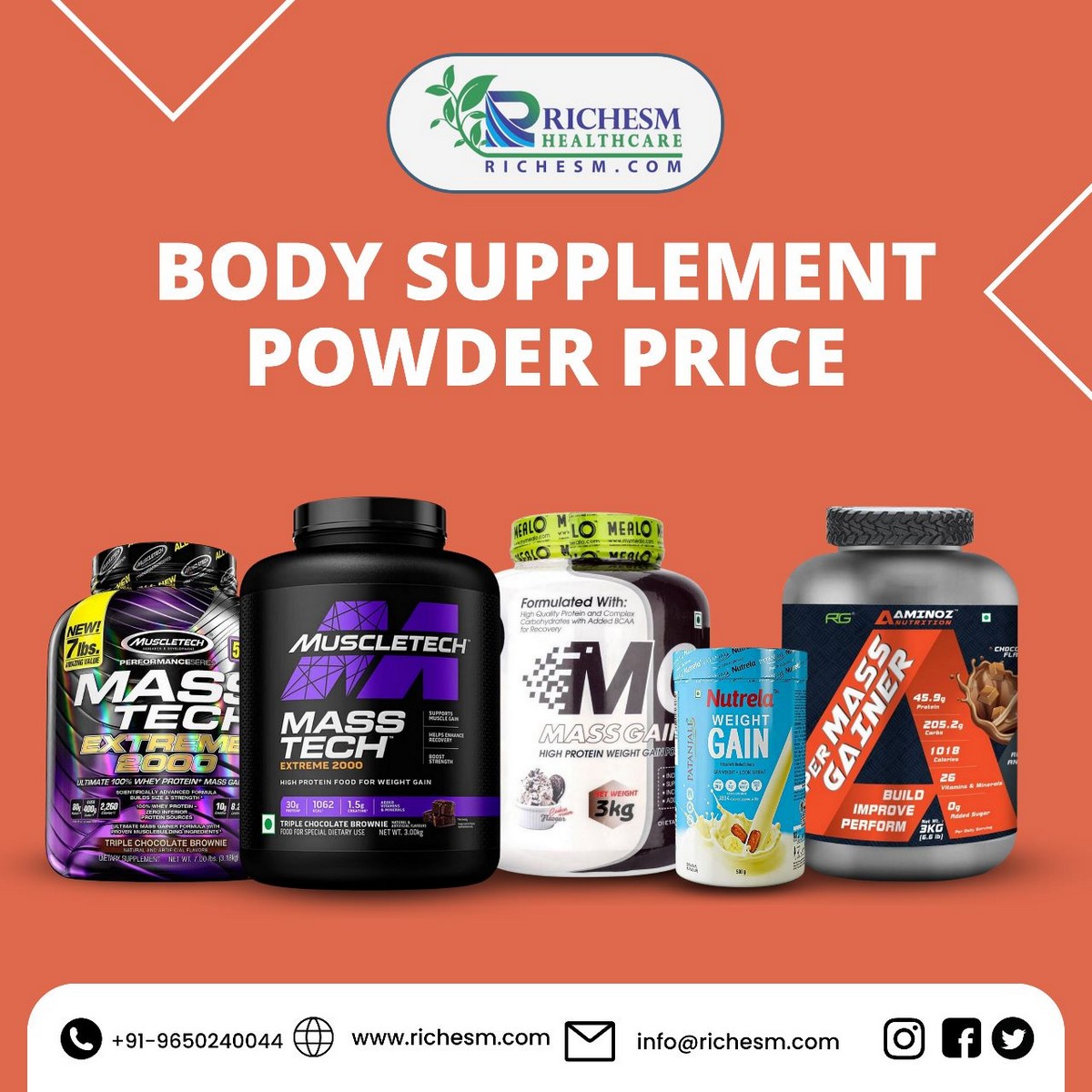 Body Supplement Powder Price
