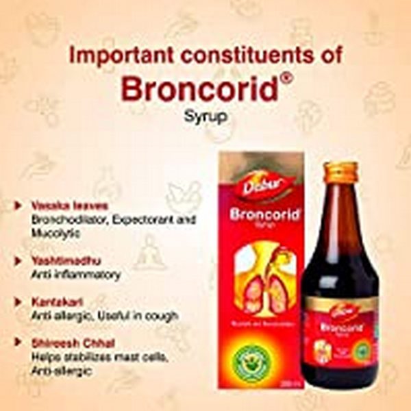 Dabur Broncorid Syrup 200 ml 2