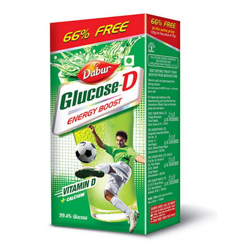 Dabur Glucose D 125g Pack of 6