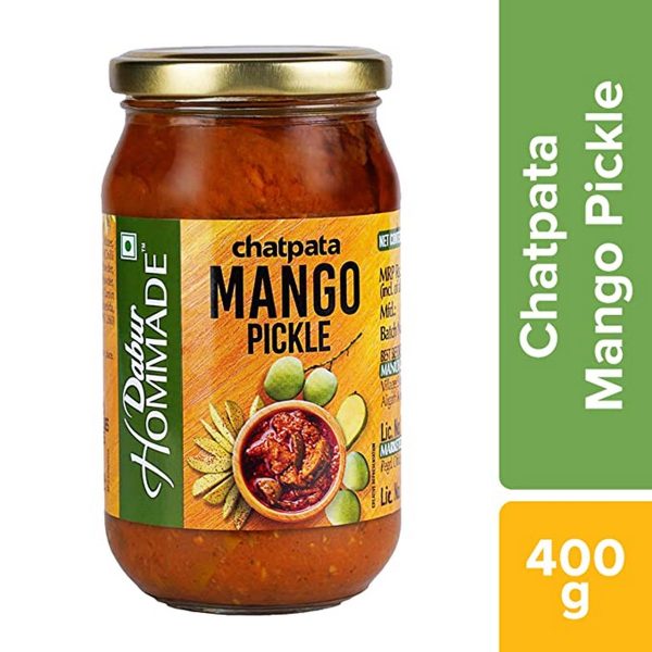Dabur Hommade Mango Pickle 400 gm 3
