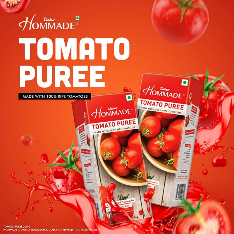 Dabur Hommade Tomato Puree200gm 7