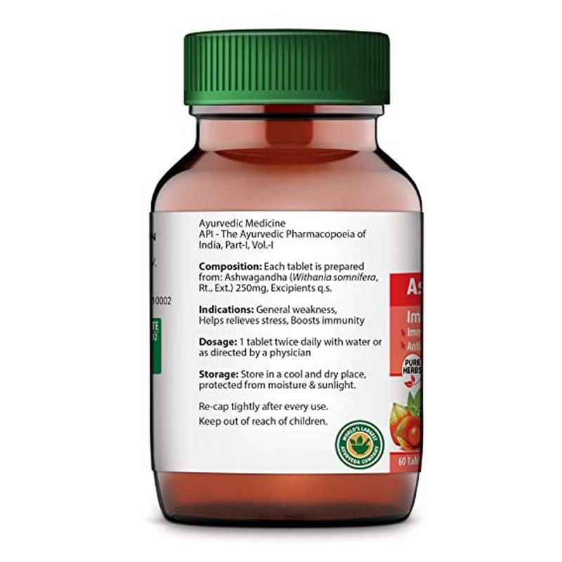 Dabur Pure Herbs Immunity Booster Ashwagandha Tablet 60 tablets
