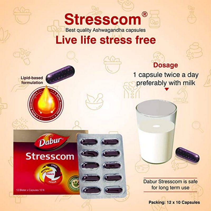 Dabur Stresscom 120 Caps 3