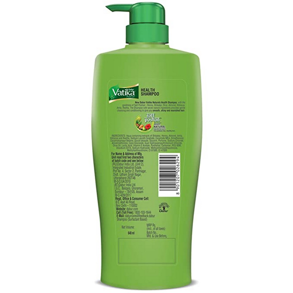 Vatika shampoo online ingredients