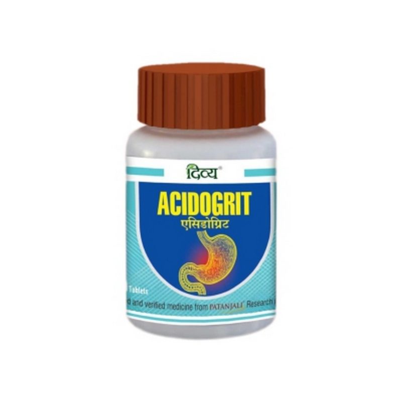 Divya Acidogrit Tablet 60 N 34gram