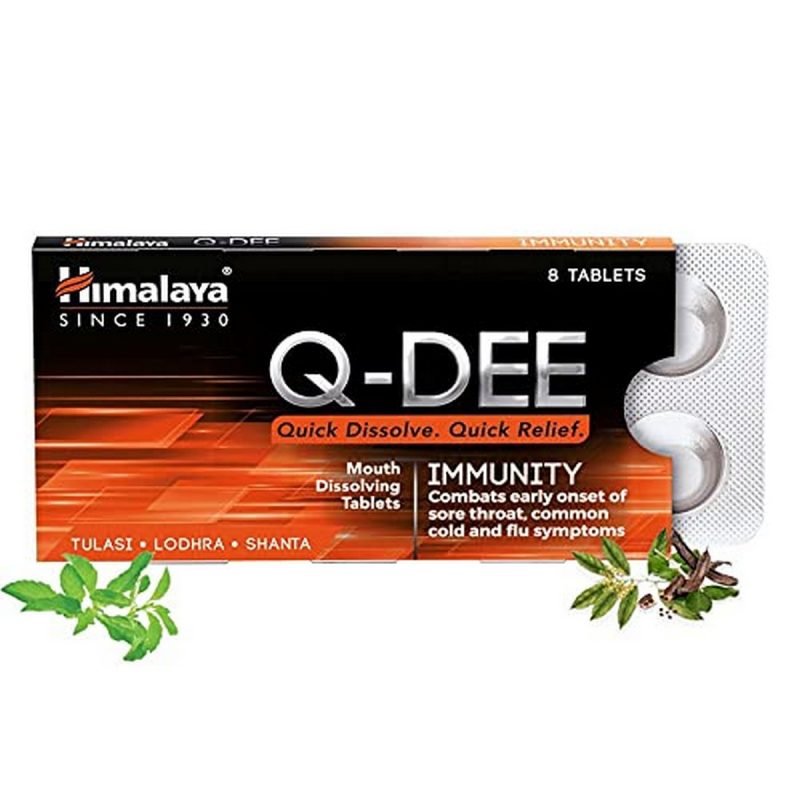 HIMALAYA Q DEE Immunity 8 Tablets Pack of 20 3