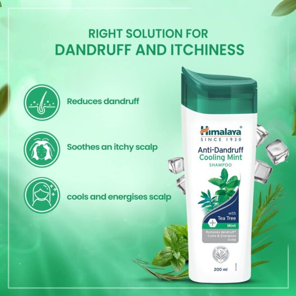 Himalaya Anti Dandruff Cooling mint Shampoo 200 ml 4