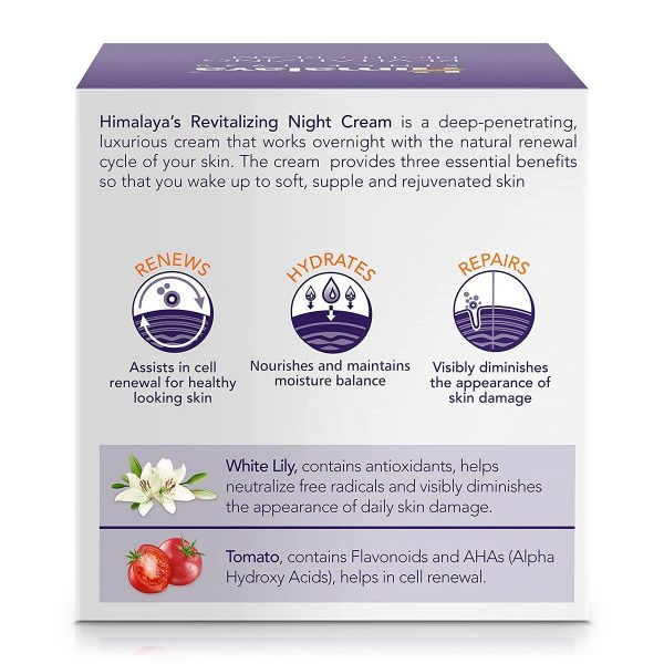 Himalaya Herbals Revitalizing Night Cream 50 grams 3