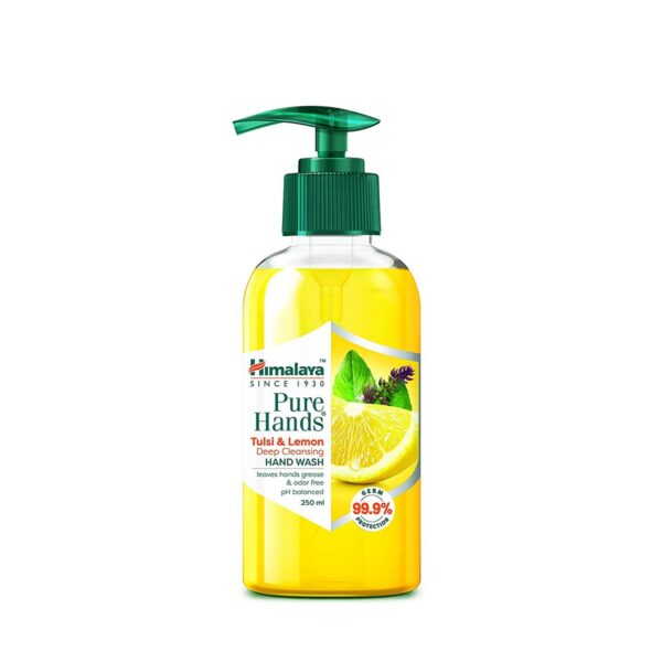 Himalaya Pure Hands Deep Cleansing Tulsi and Lemon Pump 250 ml 3