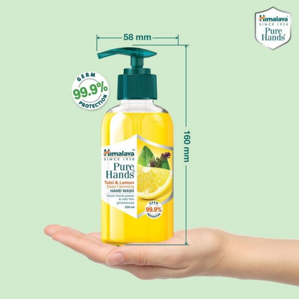 Himalaya Pure Hands Deep Cleansing Tulsi and Lemon Pump 250 ml 6