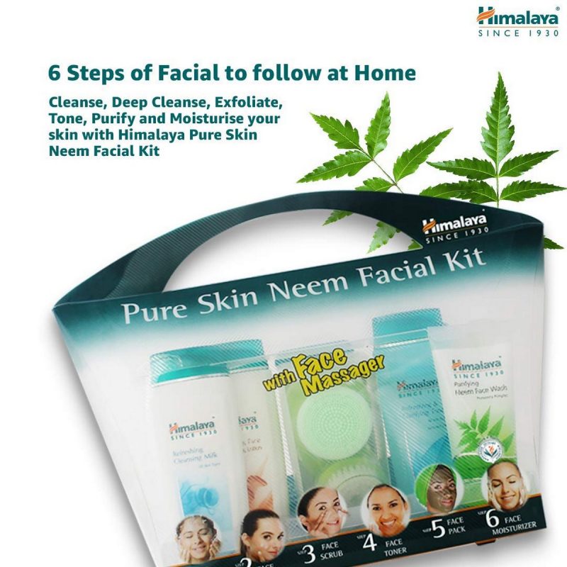 Himalaya Pure Skin Neem Facial Kit With Face Massager 3