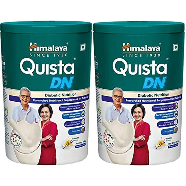 Himalaya Quista DN Diabetic Nutrition 400 gram Pack of 2