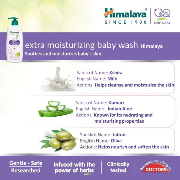 Himalaya gentle baby wash 200 ml 5