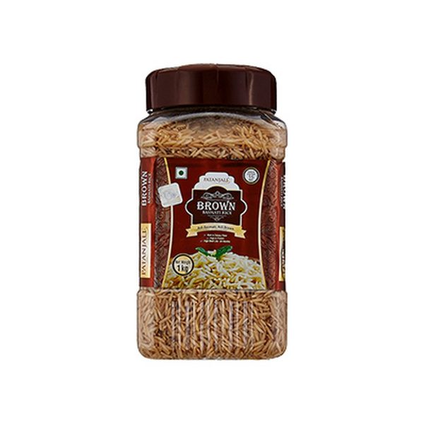 Patanjali Brown Basmati Rice Jar 1 Kg