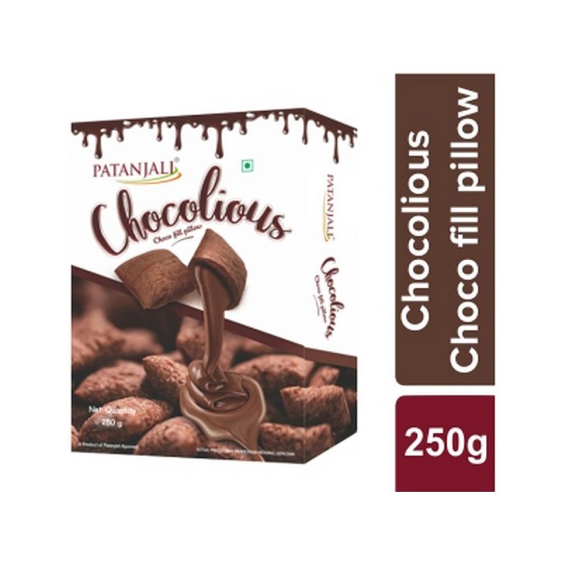 Patanjali Chocolious Choco Fill Pillow 250gram