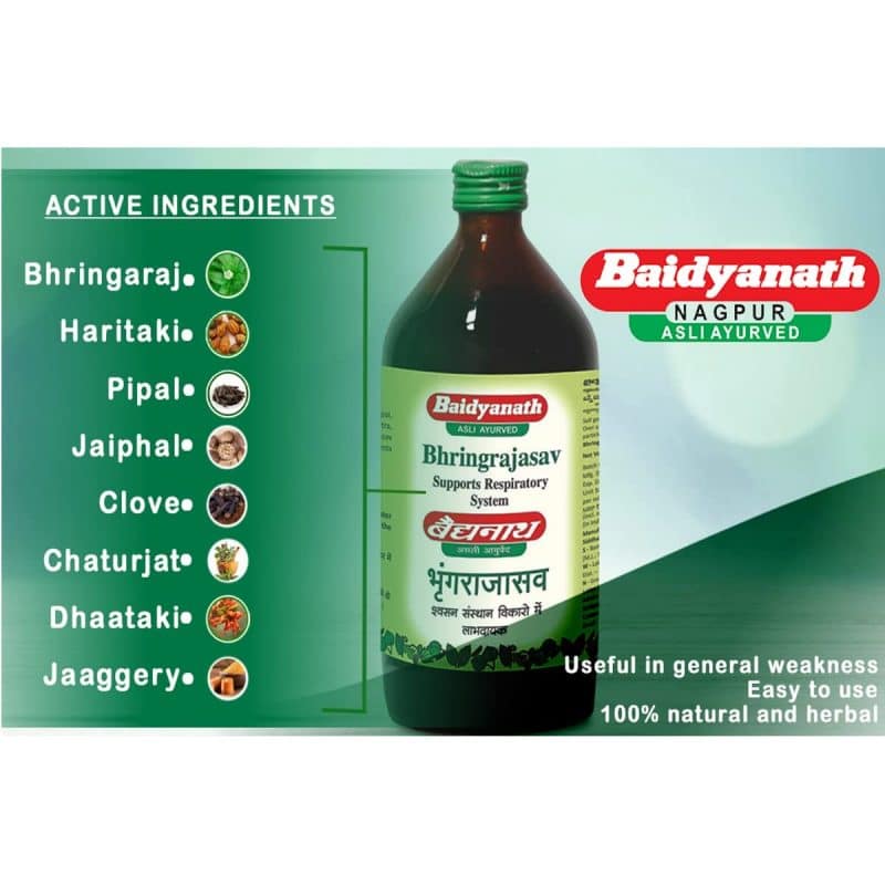 Baidyanath Bhringrajasava Syrup 450 ml3