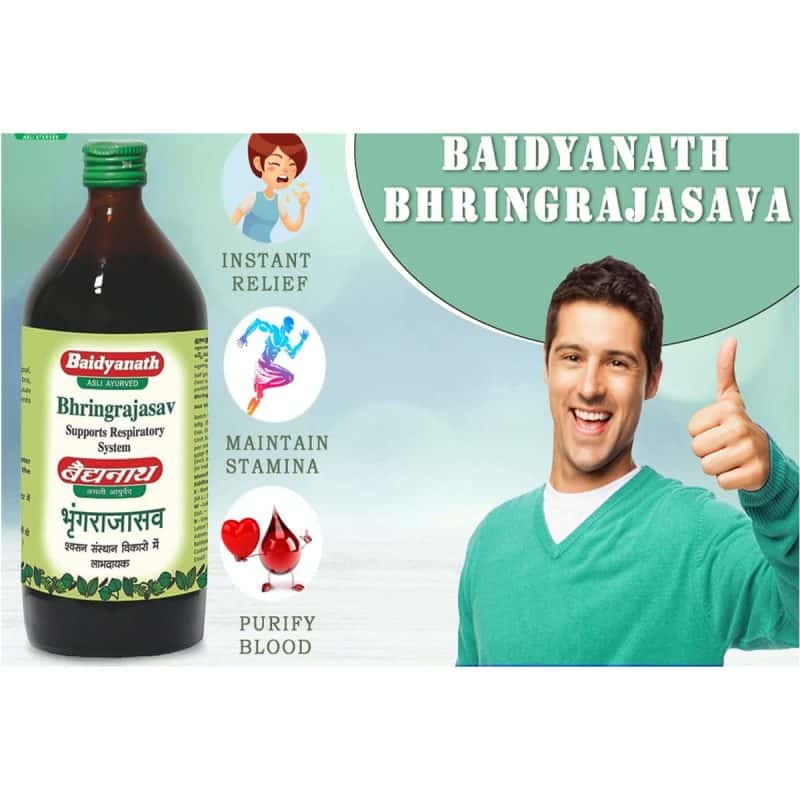 Baidyanath Bhringrajasava Syrup 450 ml4