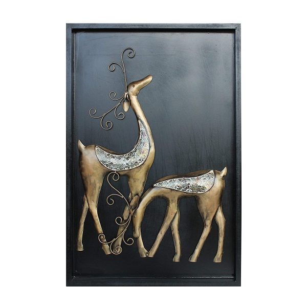 Beautiful Deer Frame Wall Decor 004