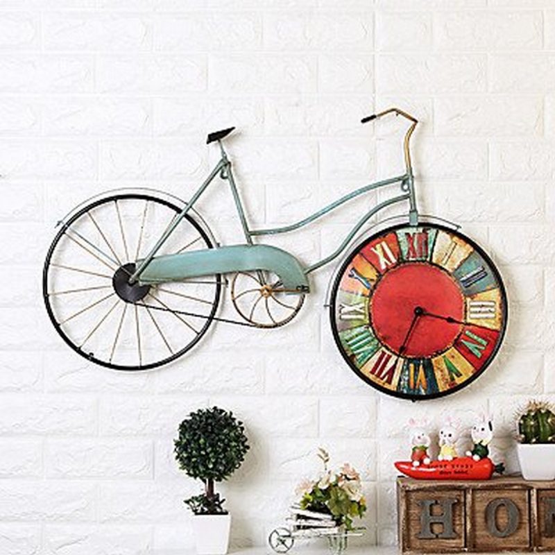 Blue Cycle Decor With Time Wall 001