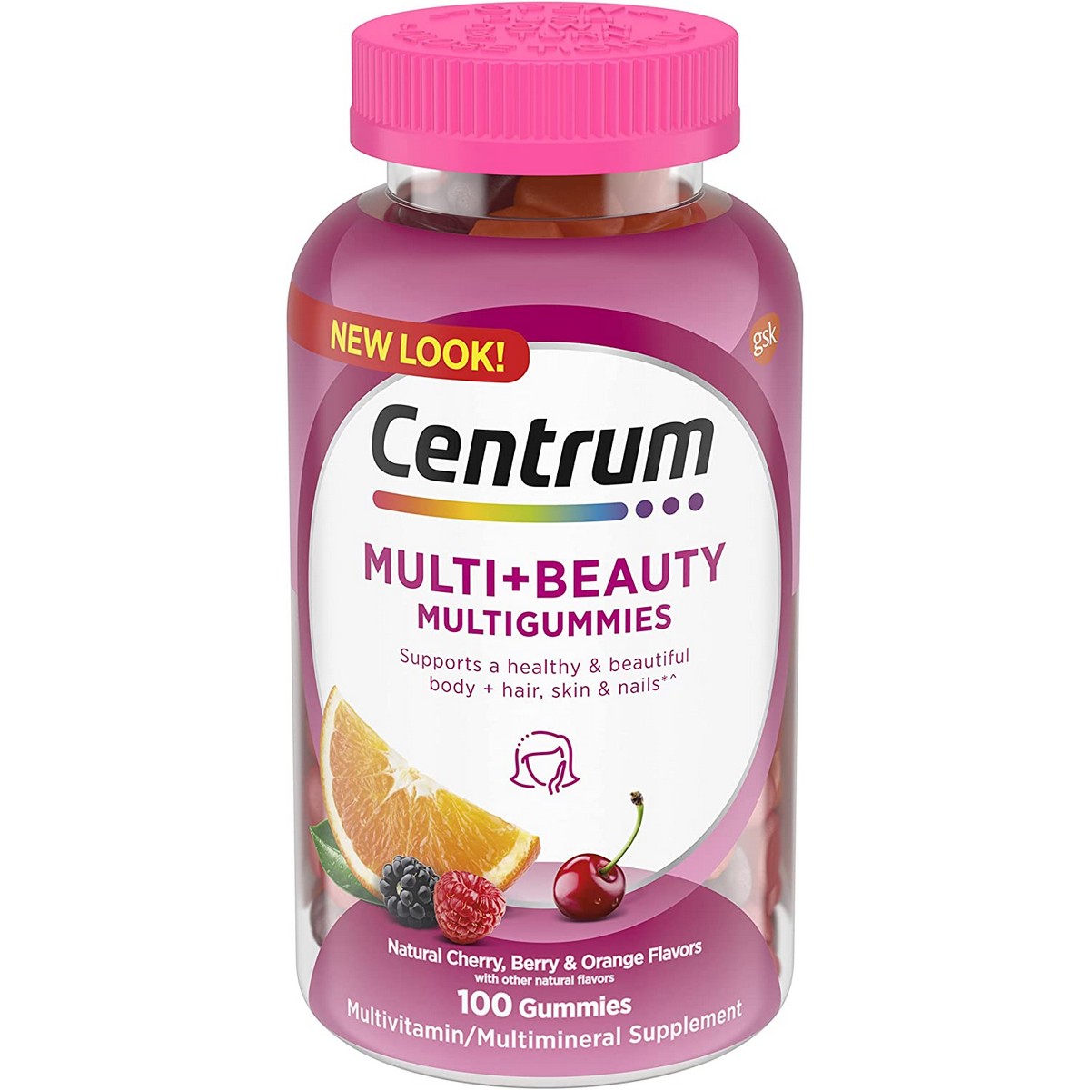Centrum Multigummies Beauty Gummy Multivitamin 100 Counts