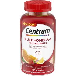 Centrum Multigummies Omega 3 Gummy Multivitamin For Adults 110 Count