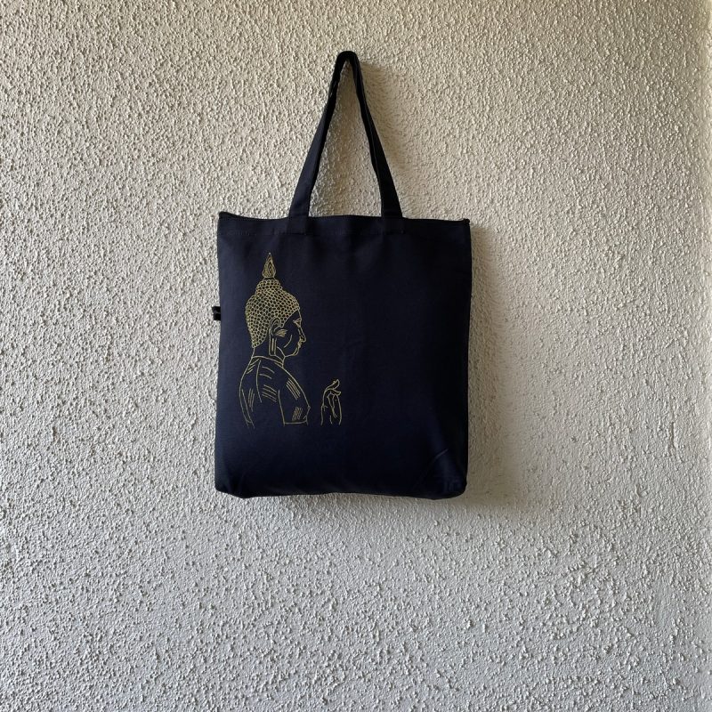 Darjeeling Connection Canvas Tote Buddha Bliss