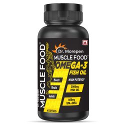 Dr. Morepen Musclefood Omega 3 2000mg Fish Oil Softgels Buy 1 Get 1 Free