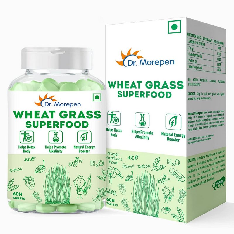 Dr. Morepen Wheat Grass Superfood Veg 1000 mg