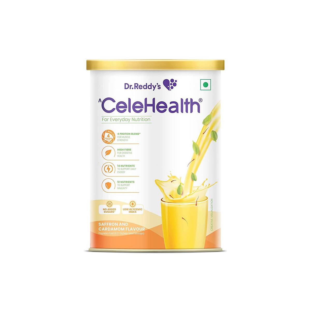 Dr. Reddys Celehealth Nutritional Drink Saffron Cardamon Flavour 400 gm