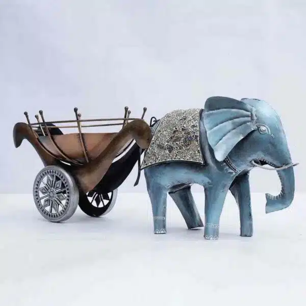 Elephant Art With Trolly Table Decor 002