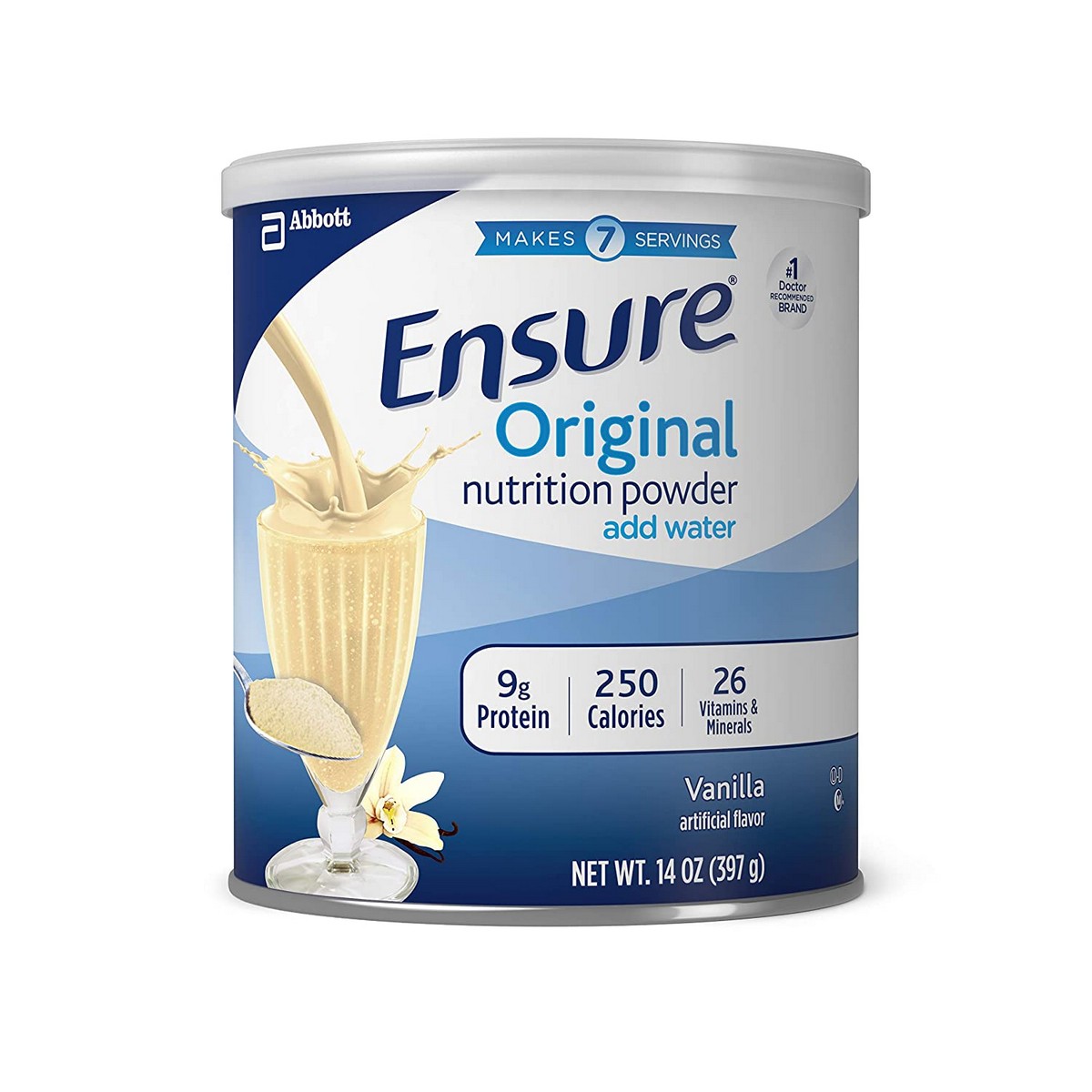 Ensure Nutrition Drink Powder, Vanilla Flavor (397 gm) - RichesM Healthcare