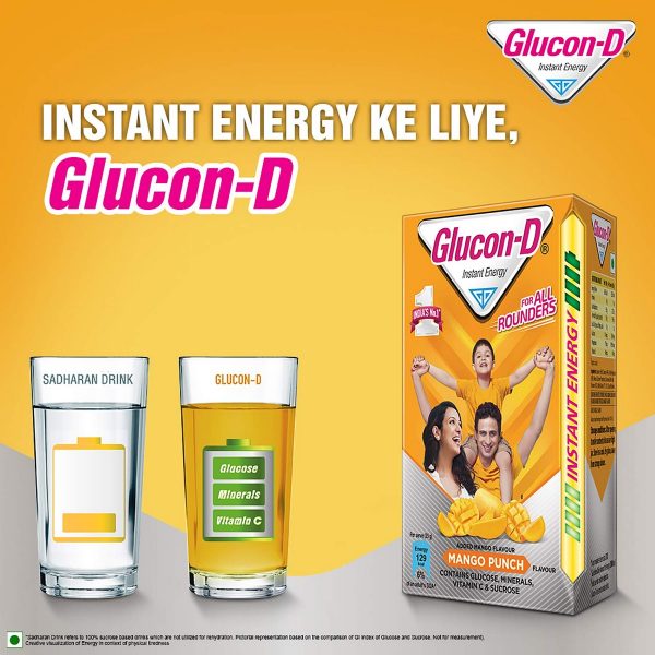 Glucon D Instant Energy Drink Mango Punch Flavour4