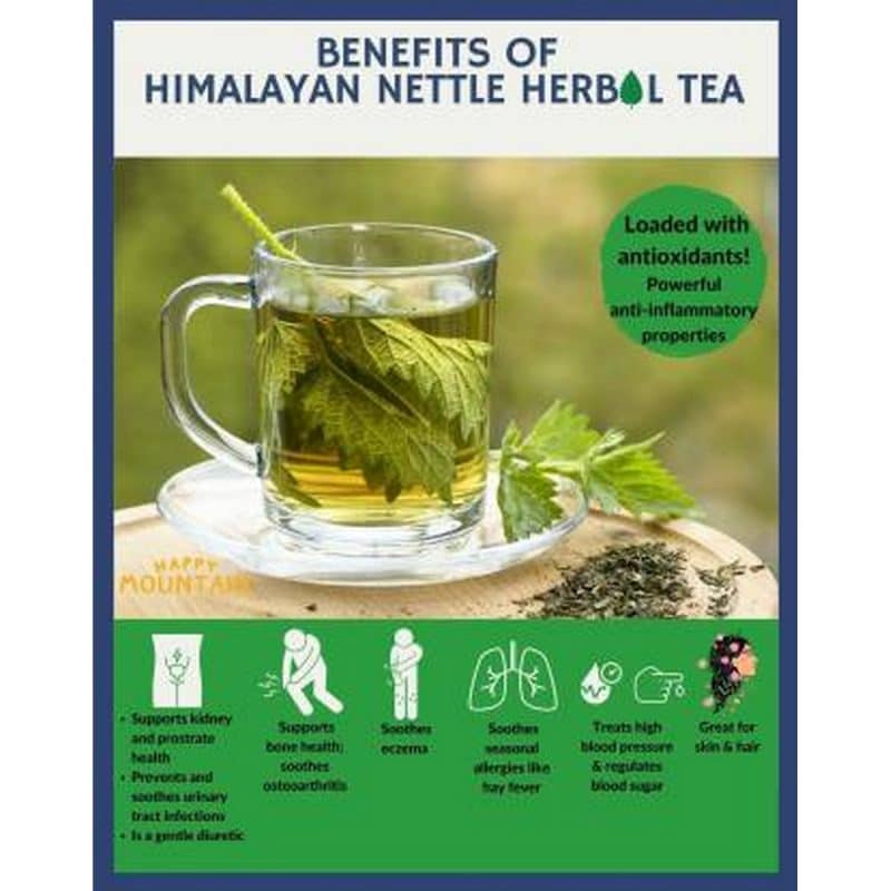 Happy Mountain Himalayan Nettle Herbal Tea 50 g7 1