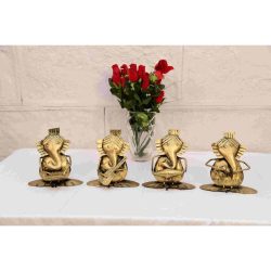 Iron Ganesha Set Decorative Idols 1