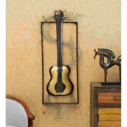 Iron Guitar Wall Art Decor For Home Decor