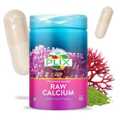 PLIX Natural Raw Calcium For Bone Health Joint Support