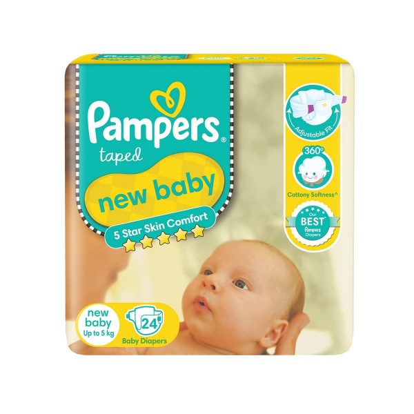 Pampers Active Baby Diapers Extra Small Size 24 Count