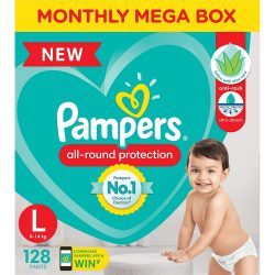 Pampers All round Protection Pants Large Size Baby Diapers1