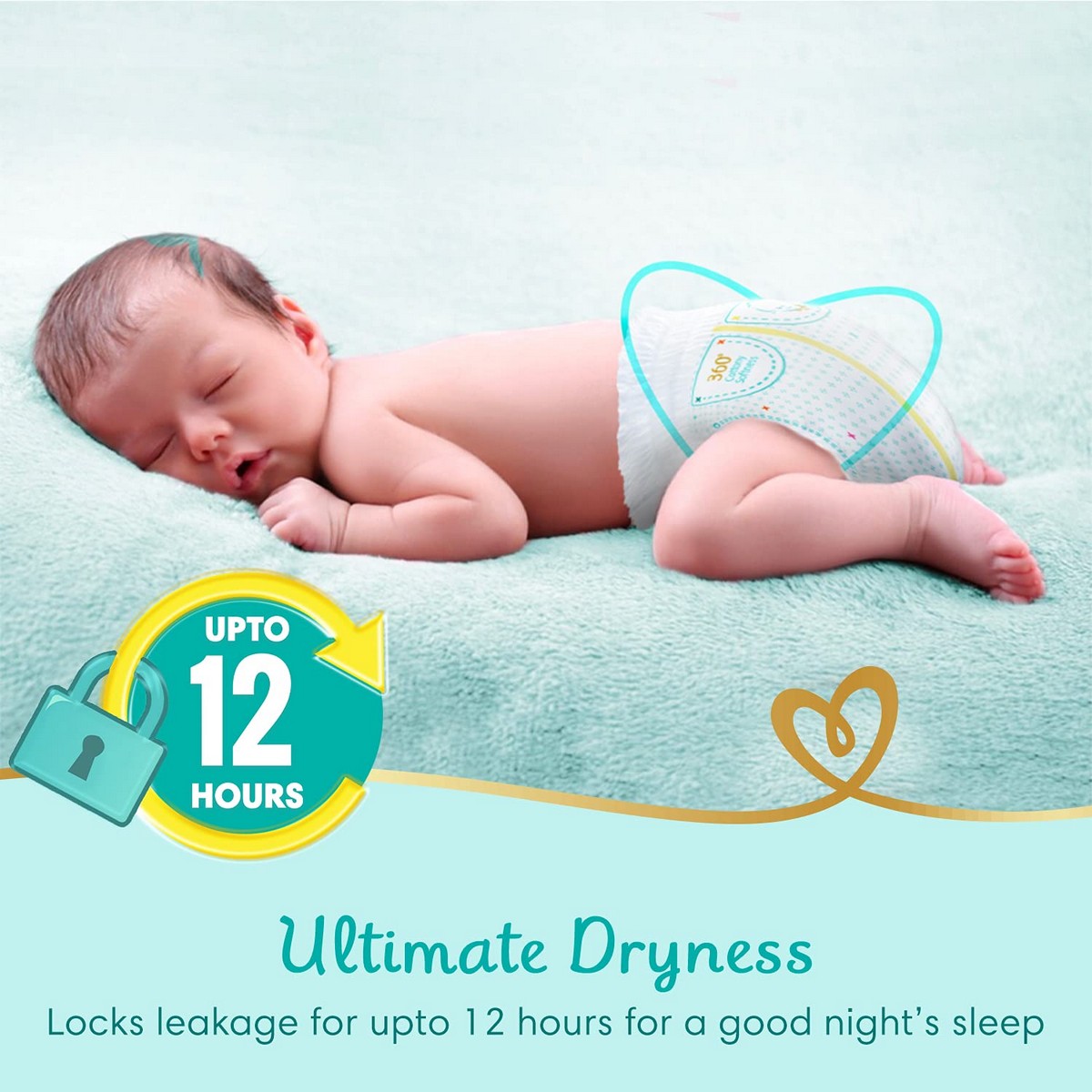 Buy Pampers Premium Care Pants, Medium size baby diapers (M), 54