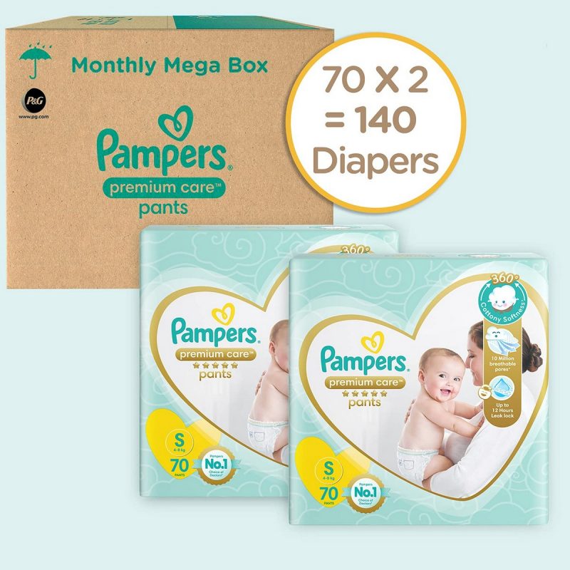 Pampers Premium Care Small Size Baby Diapers 140 Count1